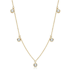 Keep Them Guessing Station Necklace