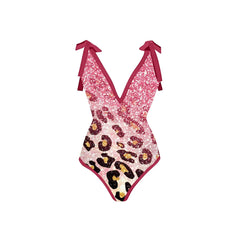 Romantic High-Waist Bikini �Halter Luxe