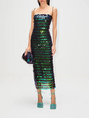 Glancing Back At Love Midi Dress