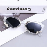 Eclipsed Elegance Oval Sunglasses