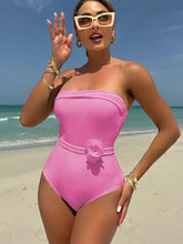 3D Floral Swim Dress