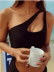 Single Shoulder Poolside Style