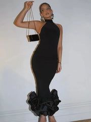 Chasing Midnight Midi Dress