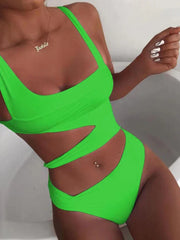 Spliced Hollow Beach Cover-Up
