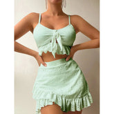 Ruffle Two-Piece Breezy Kaftan