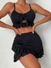 Ruffled Hollow Crochet Layer
