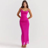 POSTO BODYCON MAXI Dress with STRAPS