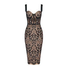 Being Around You Midi Dress