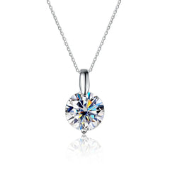 Starlight Nightfall Solitaire Necklace