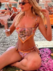 Refined Cut-Out Bikini �Golden Hour