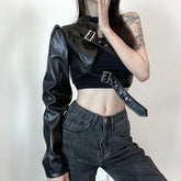 One Of A Kind Crop Tops Outer
