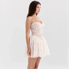 Petal On The Vine Mini Dress
