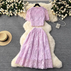 Nebula Embrace Skirt Set