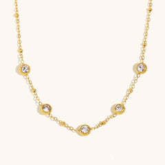 Eyes Like Midnight Station Necklace