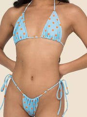 Printed Halter Resort Wear