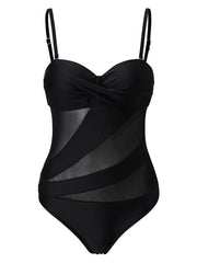 Luxe Strappy Swimsuit �Midnight Swim