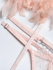 Angel In Disguise 4-Piece Cosplay Lingerie Set