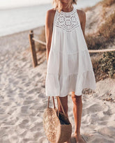 Yanaâ„?- Crochet Accent Summer Dress