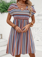 Agnesâ„?- Striped Boho Style Dress