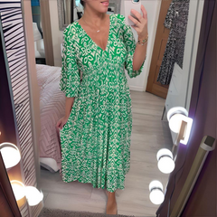 Isabellaâ„?- Boho Printed Dress
