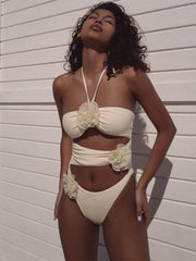 Boho Strappy Swimsuit �Satin Glow