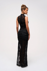 Noir Seduction Lace Dress