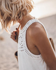 Yanaâ„?- Crochet Accent Summer Dress