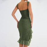 FeMinine Crew Neck Sleeveless Party Dress
