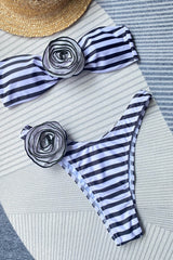 Riviera Bloom Bandeau Bikini Set