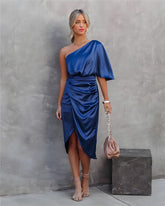 Avery Women's Midi Dress | One-Shoulder