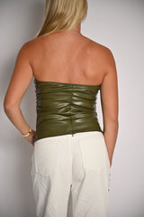 Going Out Tube Top- Green