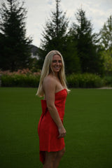 Charming Dress- Red