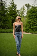 Going Out Tube Top- Black