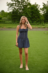 Navy Number Dress
