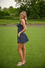 Navy Number Dress