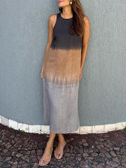 Leiaâ„?- Casual Gradient Dress