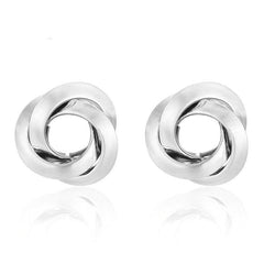 Luxury Design Geometric Three Circles Cross Surround Woman Earring