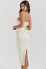Celestia Pearl Corset Dress