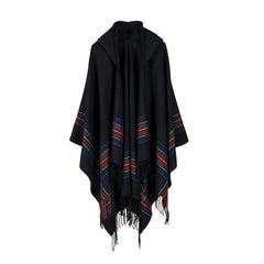 Kept Me Up Hoodie Poncho
