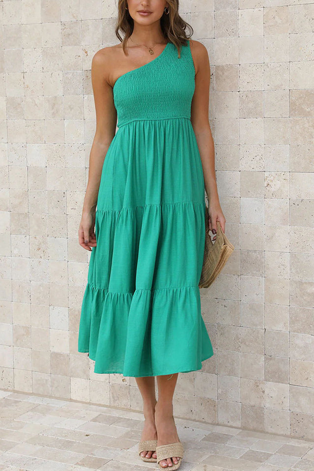 Cassy One Shoulder Abigail Dress