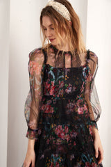 Floral Wonder Midi Dress