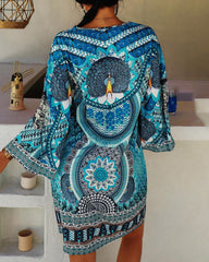 Emeliaâ„?- Vibrant Bohemian Print Dress