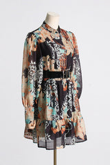 Alexandra Belted Mini Dress