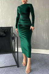 Joanna Velvet Midi Dress