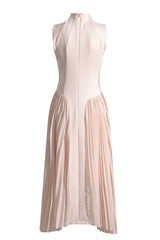 Amira Highend Sleeveless Pleated Dress
