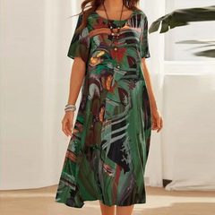 Abigailâ„?- Comfy Printed Dress
