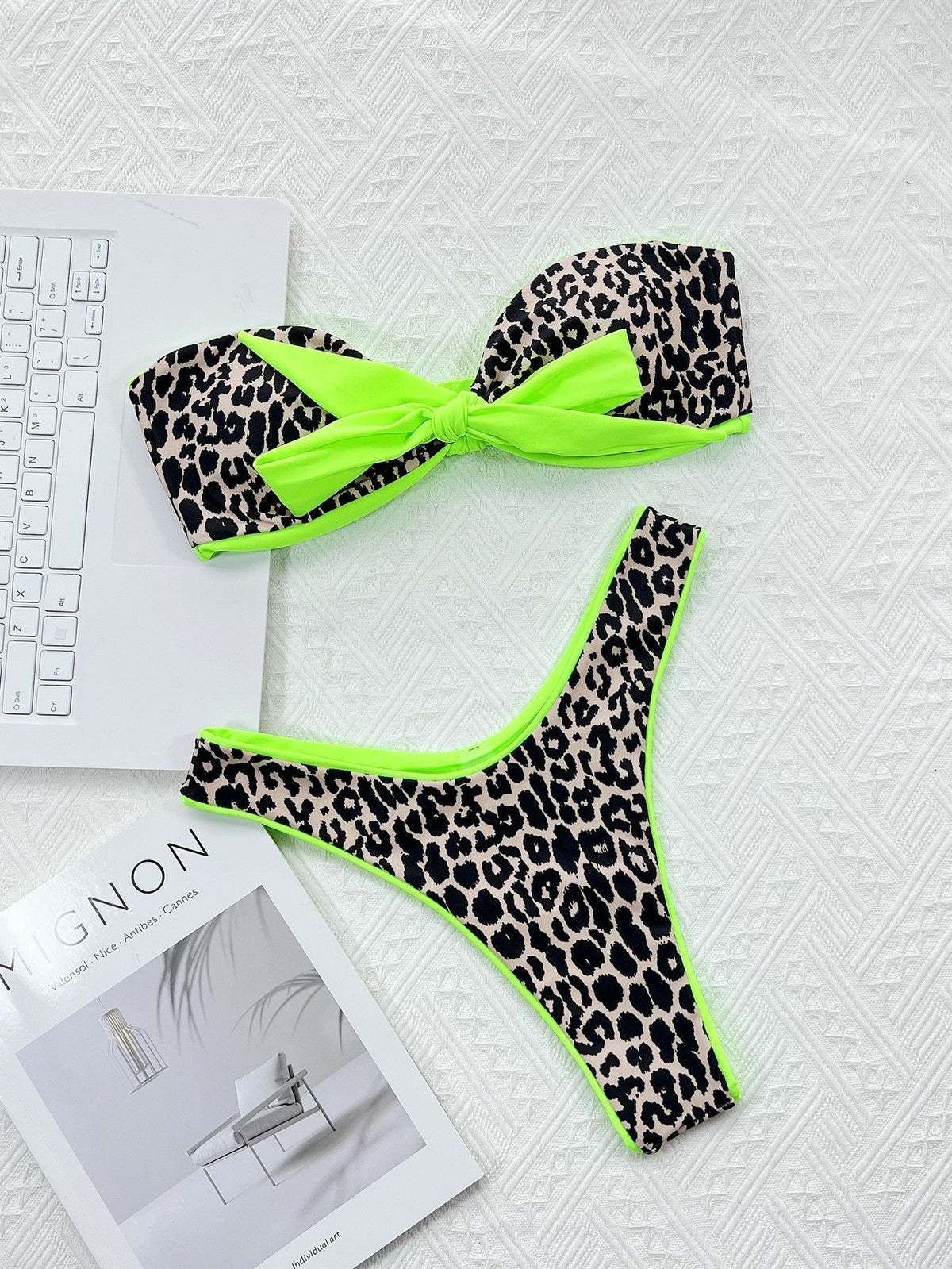 Boho High-Waist Bikini â€?Halter Luxe