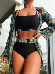 Elegant Two-Piece Set â€?Floral Dream