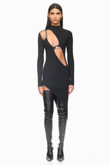 Pamela Asymmetrical Midi Dress