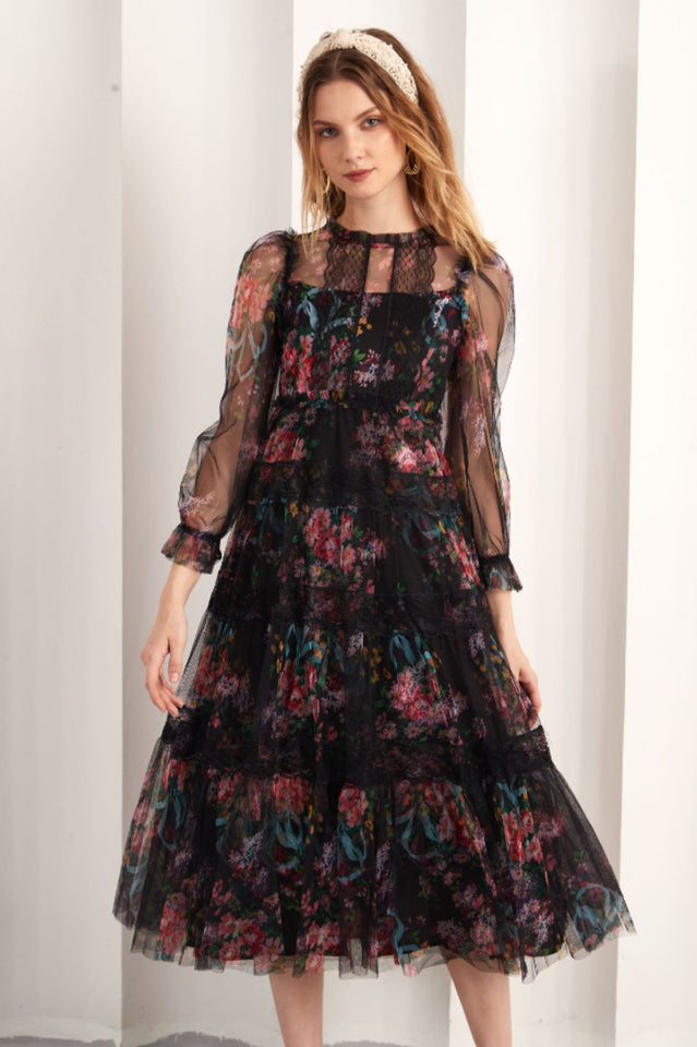 Floral Wonder Midi Dress